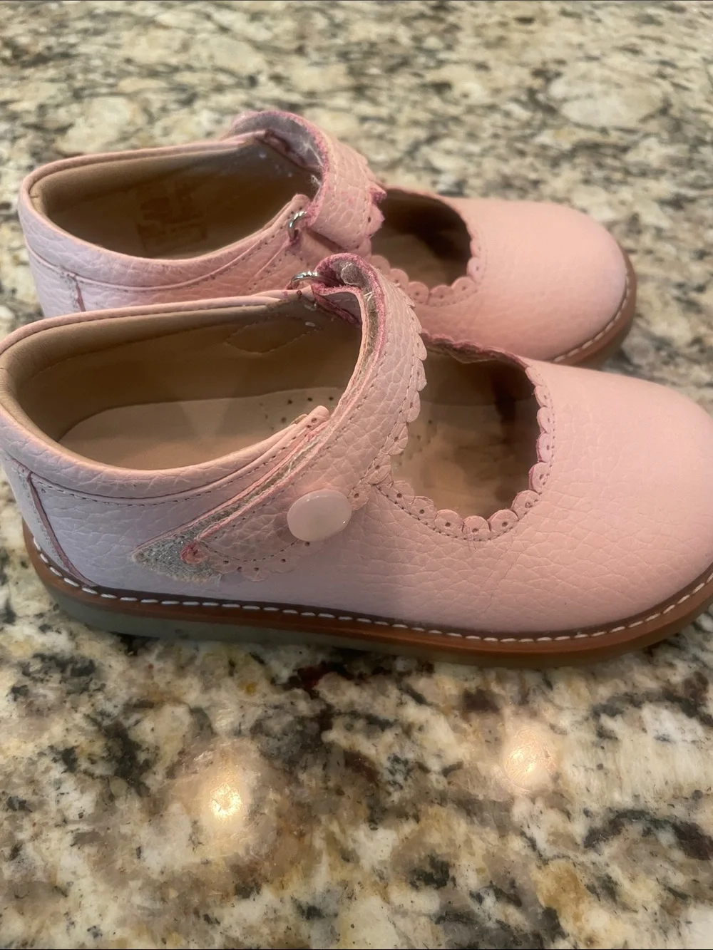 Elephantito Pale Pink Mary Jane Dress Shoes